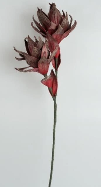 Dhalia Large X 2Flr Foam Flower Stick